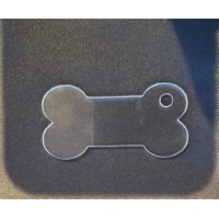 Dog Bone Keyring (3mm) [PACK OF 10]