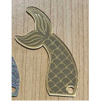 Mermaid Keyrings - Engraved