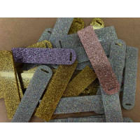 Limited Offer - 30 x Mixed Colour Glitter Style 2 Bookmarks