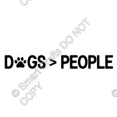 UV-DTF Transfer for Number Plate Keyring - Dogs > People